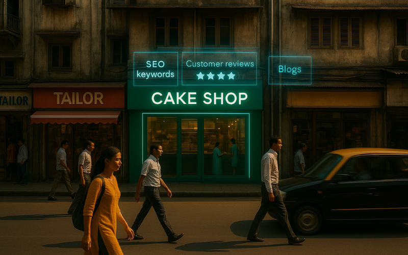Mumbai small shop growing in business through content marketing