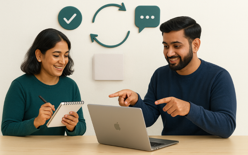 Collaborative content revision process for Indian content agencies