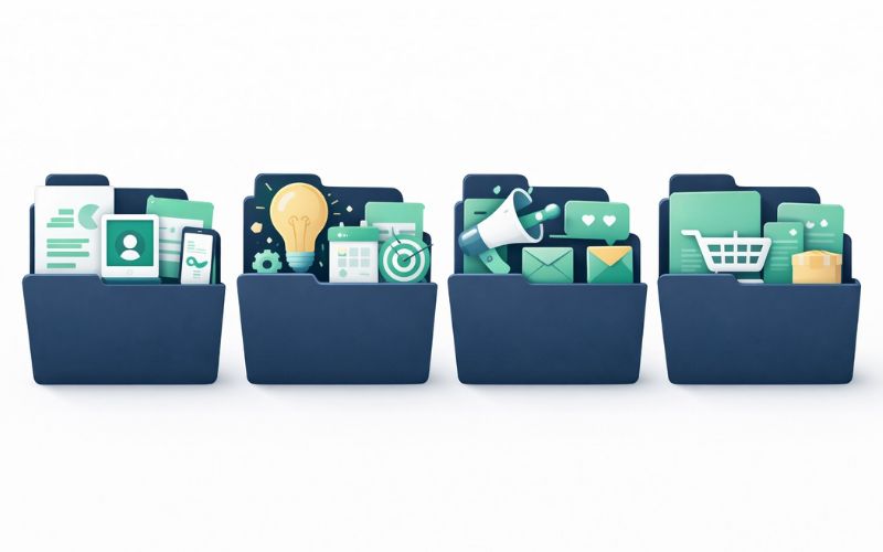 Structured content cluster strategy for higher search ranking